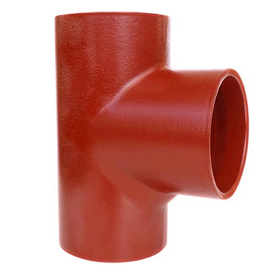 Тройник чугун SML Ду 50х50х90гр б/растр, DN 50